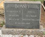 BONNET Gysbertus P. 1857-1939 & Anna E. V. ONSELEN 1867-1955