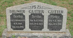 GUTTER Pieter 1904-1905 & Bertha 1906-1923 :: BRUWER Bertha 1939-1948