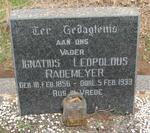 RADEMEYER Ignatius Leopoldus 1856-1933