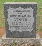 VENTER David Benjamin 1873-1959