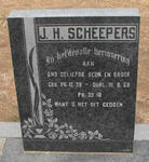 SCHEEPERS J.H. 1938-1968
