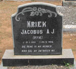 KRIEK Jacobus A.J. 1912-1984