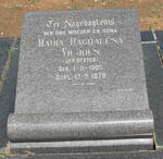 VILJOEN Maria Magdalena nee BESTER 1905-1978