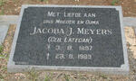 MEYERS Jacoba J. nee LATEGAN 1897-1989