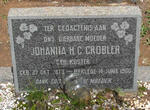 GROBLER Johanna H.C. KOSTER 1873-1960