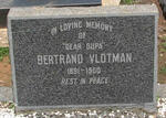 VLOTMAN Bertrand 1891-1960