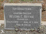 BOTHA Helena E. nee RADEMEYER 1892-1964