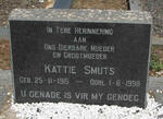 SMUTS Katie 1915-1998