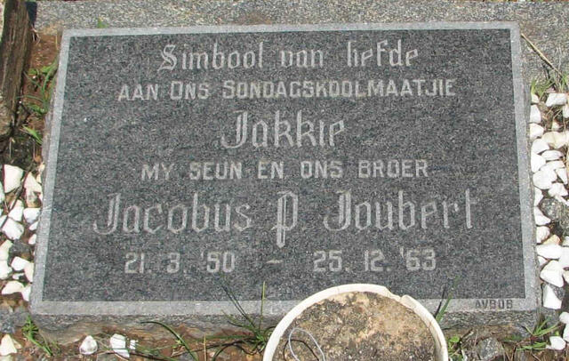 JOUBERT Jacobus P. 1950-1963