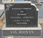 ROOYEN Susanna Johanna, van 1903-1972