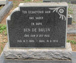 BRUIN Ben, de 1885-1973