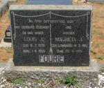 FOURIE Louis J. 1878-1965 & Magrieta J. 1882-1966