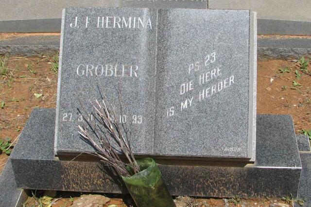 GROBLER J.F. Hermina 1911-1993