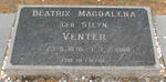 VENTER Beatrix Magdalena nee STEYN 1876-1968