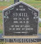 HUMPHRIES Stoffel 1925-1995