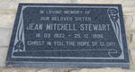 STEWART Jean Mitchell 1922-1996