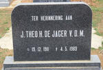 JAGER J. Theo H., de 1911-1989