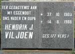 VILJOEN Hendrik J. 1903-1988