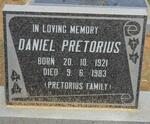 PRETORIUS Daniel 1921-1983