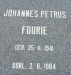 FOURIE Johannes Petrus 1941-1984