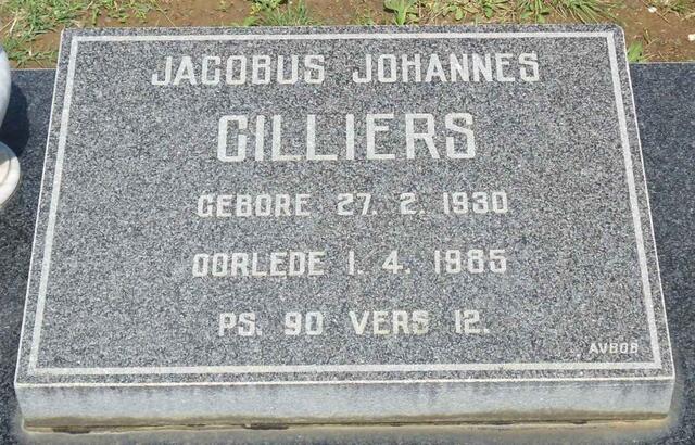 CILLIERS Jacobus Johannes 1930-1985