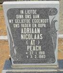 PEACH Adriaan Nicolaas 1918-1983