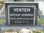 VENTER Bastiaan Hendrikus 1904-1978