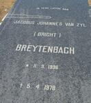 BREYTENBACH Jacobus Johannes van Zyl 1936-1978