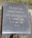 HEYDENREICH Francois Marthinus 1887-1975