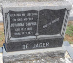 JAGER Johanna Sophia, de 1900-1971