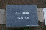 REID J.E. -1926