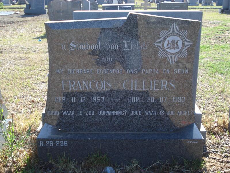CILLIERS Francois 1957-1993