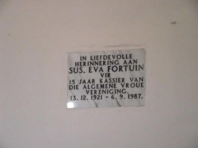 FORTUIN Sus Eva 1921-1987