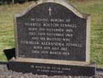FENNELL Hurrell Bolton 1885-1969 & Cornelia Alexandra 1887-1979