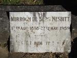 NESBITT Murrough De Burg 1898-1959