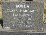 BOTHA Clara Margaret nee SMITH 1917-1994