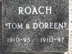 ROACH Tom 1910-1993 & Doreen 1910-1997