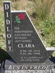 DIDLOFT Clara 1915-1998.