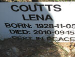 COUTTS Lena 1928-2010