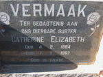 VERMAAK Catharina Elizabeth 1884-1967