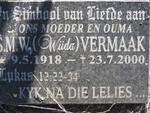 VERMAAK S.M.W. 1918-2000