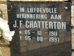 CHATTERTON J.F. 1911-1997