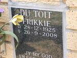 TOIT Frikkie, du 1928-2008