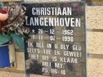 LANGENHOVEN Christiaan 1962-1998