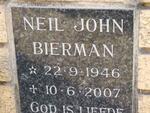 BIERMAN Neil John 1946-2007