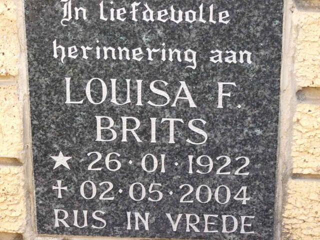 BRITS Louisa F. 1922-2004