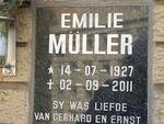 MÜLLER Emilie  1927-2011