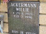 ACKERMANN Willie 1928-1996