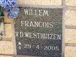 WESTHUIZEN Willem Francois, v.d. 2005-