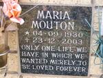 MOUTON Maria 1930-2003